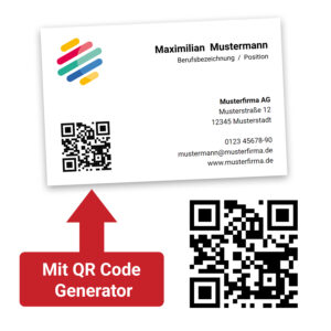 Visitenkarten mit QR-Code